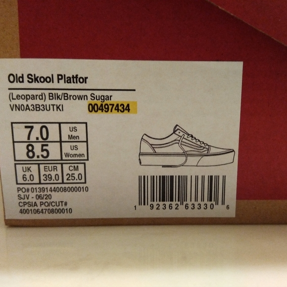MEN'S NIB VAN OLD SKOOL PLATFORM SHOES - Picture 2 of 9